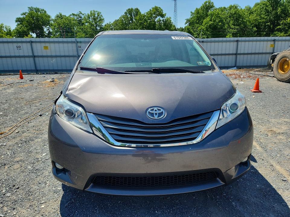 2012 Toyota Sienna VIN 5TDDK3DC3CS038907 COPART salvage auction — HAIL, Pa - Certificate Of Salvage, sold $1,100 on 2026-07-30 (photo 5)