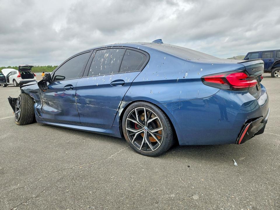 2023 BMW M5 VIN WBA13BK03PCM16571 COPART salvage auction — FRONT END, Ny - Mv-907A Salvage Certificate, sold $8,200 on 2026-08-28 (photo 2)