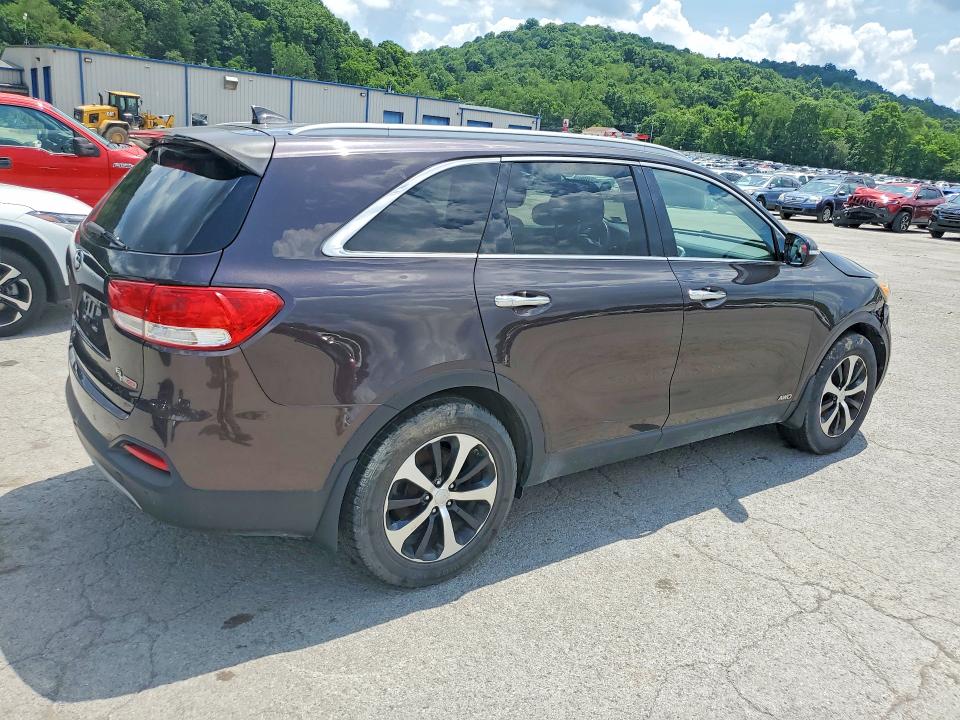 2016 Kia Sorento VIN 5XYPHDA13GG034265 COPART salvage auction — MECHANICAL, In - Certificate Of Title, sold $3,250 on 2026-07-30 (photo 3)