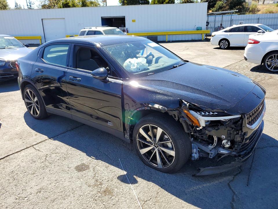 2021 Polestar 2 VIN LPSED3KAXML015698 COPART salvage auction — FRONT END, Ca - Salvage Certificate, sold $7,400 on 2026-08-14 (photo 4)