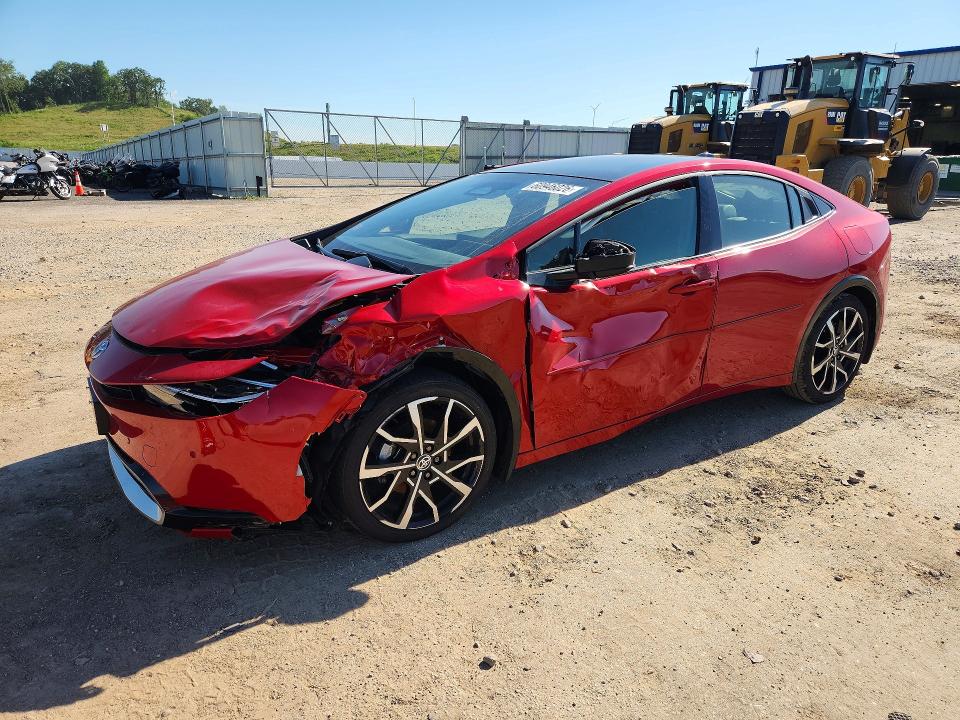 2024 Toyota Prius VIN JTDACACU7R3026798 COPART salvage auction — FRONT END, WI - CERT OF TITLE-SALVAGE VEHICLE, sold $1,200 on 2026-07-21 (photo 1)