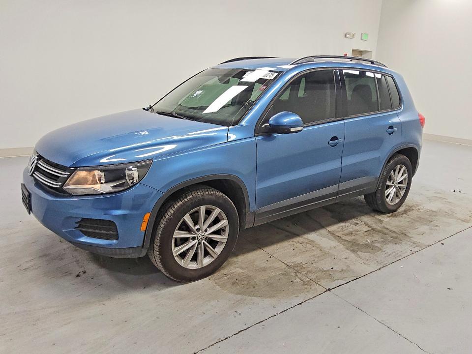 2018 Volkswagen Tiguan VIN WVGAV7AX4JK000045 COPART salvage auction — MINOR DENT/SCRATCHES, Wv - Certificate Of Title, sold $6,800 on 2026-07-14 (photo 1)