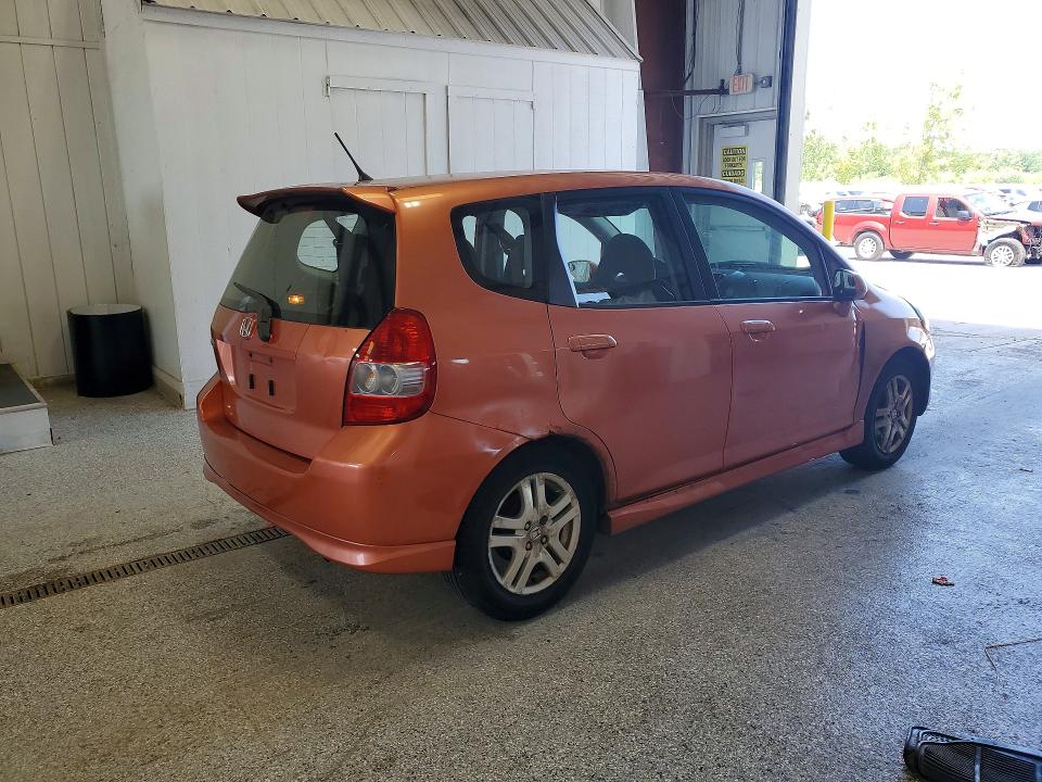 2007 Honda Fit VIN JHMGD38637S021760 COPART salvage auction — FRONT END, NY - MV-907A SALVAGE CERTIFICATE, sold $125 on 2026-07-13 (photo 3)