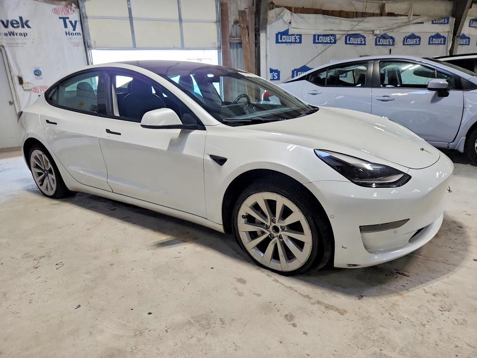 2022 Tesla Model 3 VIN 5YJ3E1EAXNF368698 COPART salvage auction — VANDALISM, Ga - Certificate Of Title, sold $9,800 on 2026-07-22 (photo 4)