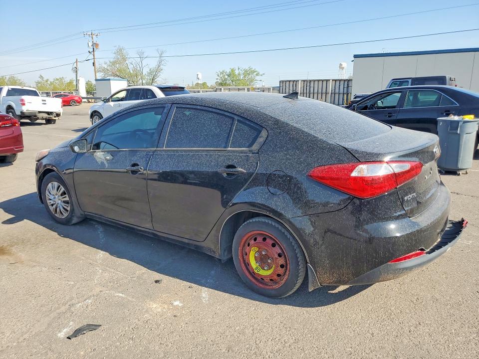 2014 Kia Forte VIN KNAFK4A60E5179565 COPART salvage auction — REAR END, CO - CERT OF TITLE-SALVAGE HISTORY, sold $875 on 2026-07-24 (photo 2)