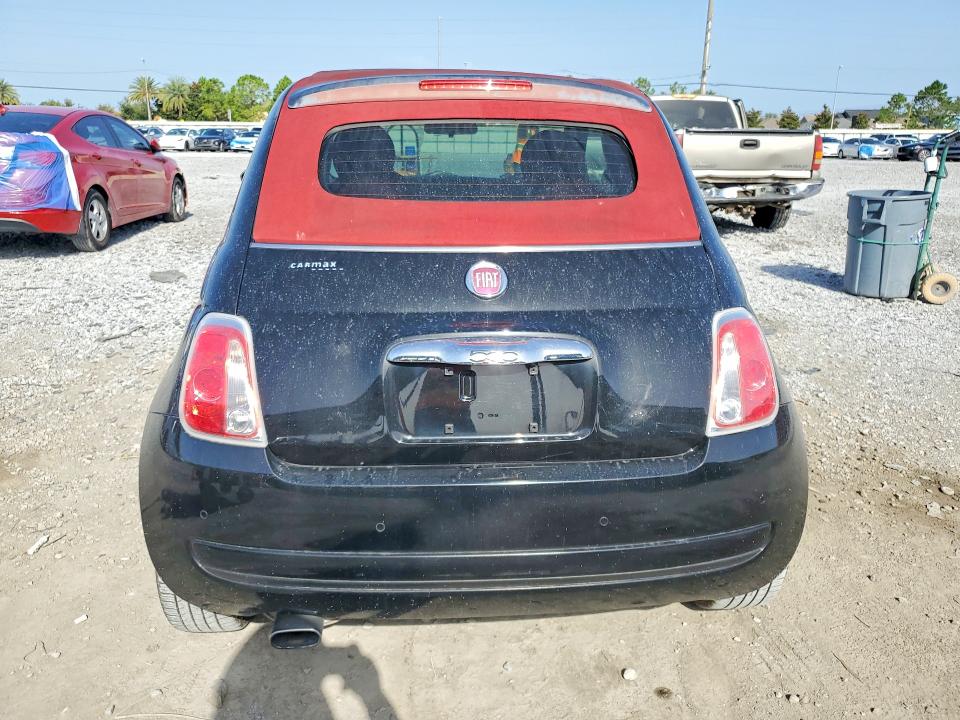 2015 Fiat 500 VIN 3C3CFFDR5FT673017 COPART salvage auction — FRONT END, Fl - Cert Of Ttl-Rebuilt&Slvg Rbld, sold $1,100 on 2026-07-31 (photo 6)