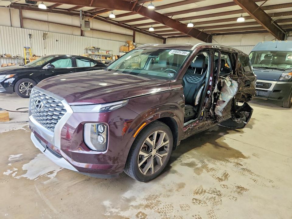 2021 Hyundai Palisade VIN KM8R5DHE0MU196614 COPART salvage auction — SIDE, Pa - Certificate Of Salvage, sold $2,100 on 2026-07-24 (photo 1)