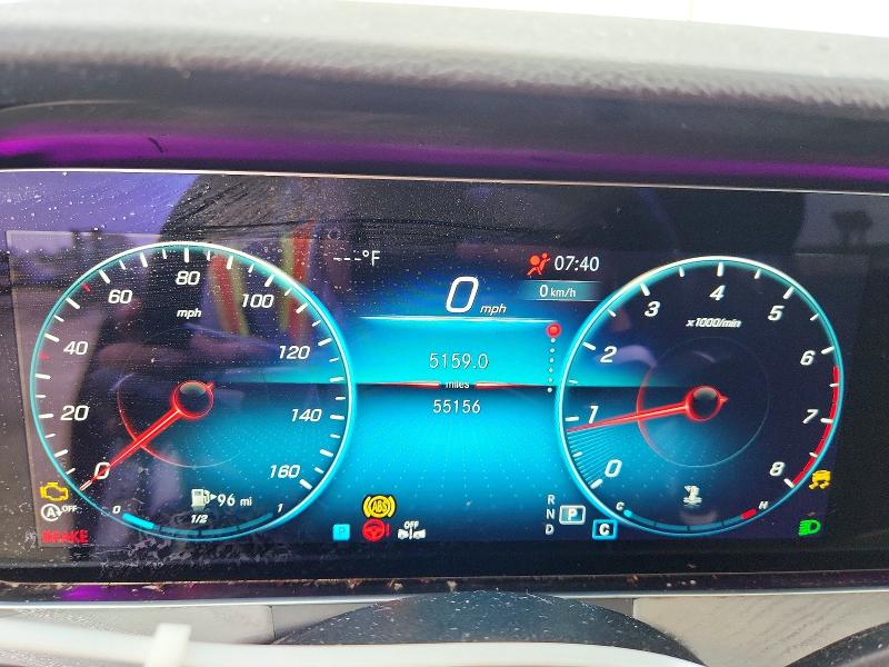 2021 Mercedes-benz E-klasse VIN W1KZF8EB0MA876636 COPART salvage auction — FRONT END, Ct - Dis/Dlr/Exp Only Salvage Title, sold $12,900 on 2026-07-29 (photo 9)