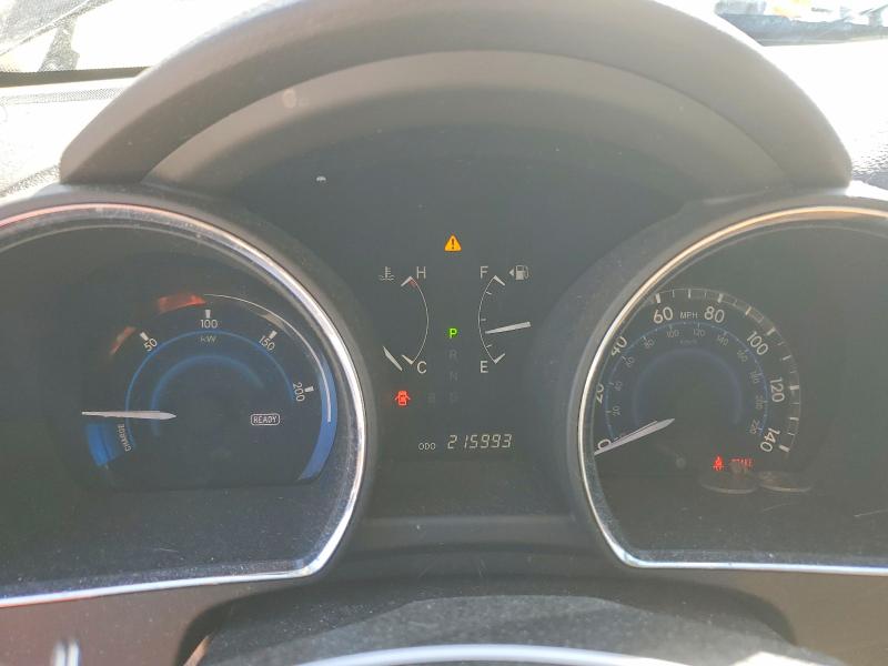 2009 Toyota Highlander hybrid VIN JTEEW44A492031828 COPART salvage auction — FRONT END, CA - SALVAGE CERTIFICATE, sold $850 on 2026-07-28 (photo 9)