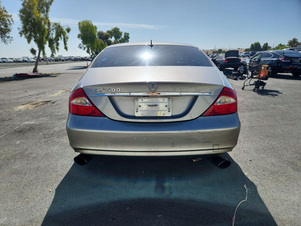 2006 Mercedes-benz Cls-class VIN WDDDJ75X36A017722 COPART salvage auction — SIDE, CA - SALVAGE CERTIFICATE, sold $525 on 2026-07-20 (photo 6)