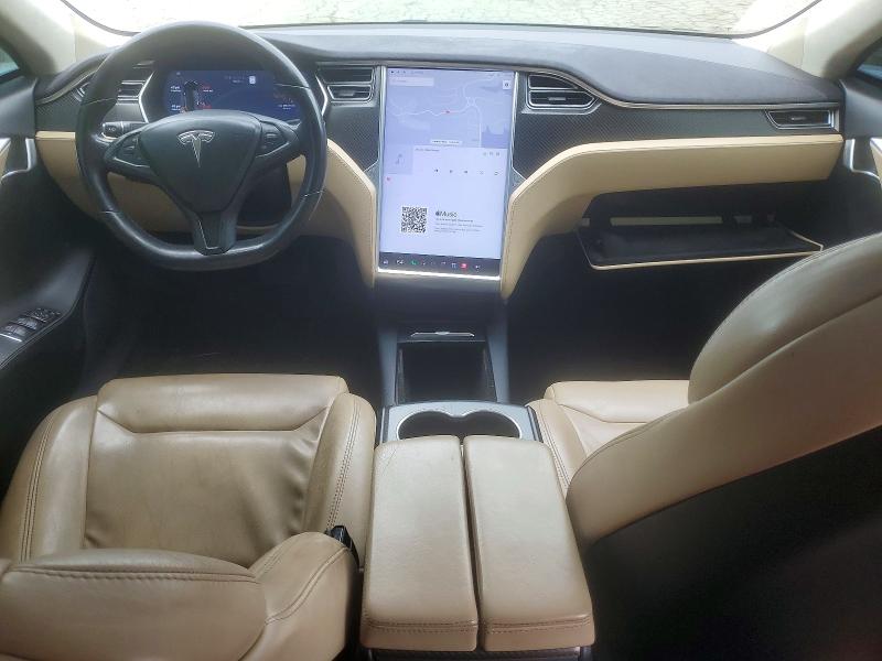 2017 Tesla Model s VIN 5YJSA1E2XHF189680 COPART salvage auction — FRONT END, Ga - Cert Of Title-Salvage, sold $7,800 on 2026-08-28 (photo 8)