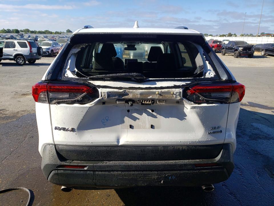 2024 Toyota Rav4 hybrid VIN 4T3RWRFV1RU142170 COPART salvage auction — REAR END, Ca - Salvage Certificate, sold $14,800 on 2026-07-27 (photo 6)