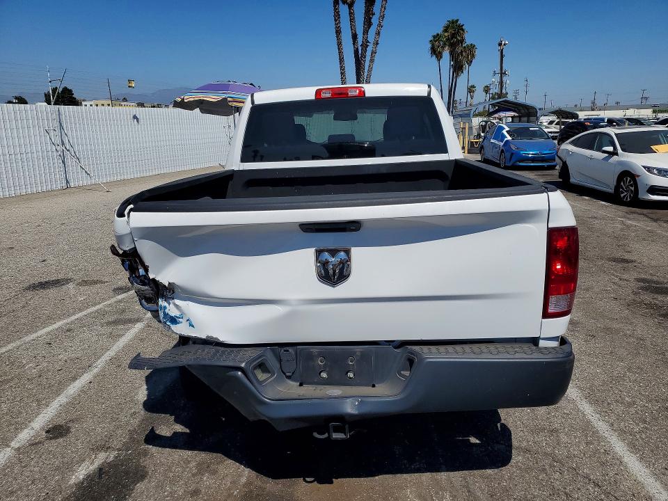 2019 Ram 1500 VIN 1C6RR6FG9KS733361 COPART salvage auction — REAR END, Ca - Salvage Certificate, sold $3,750 on 2026-08-25 (photo 6)