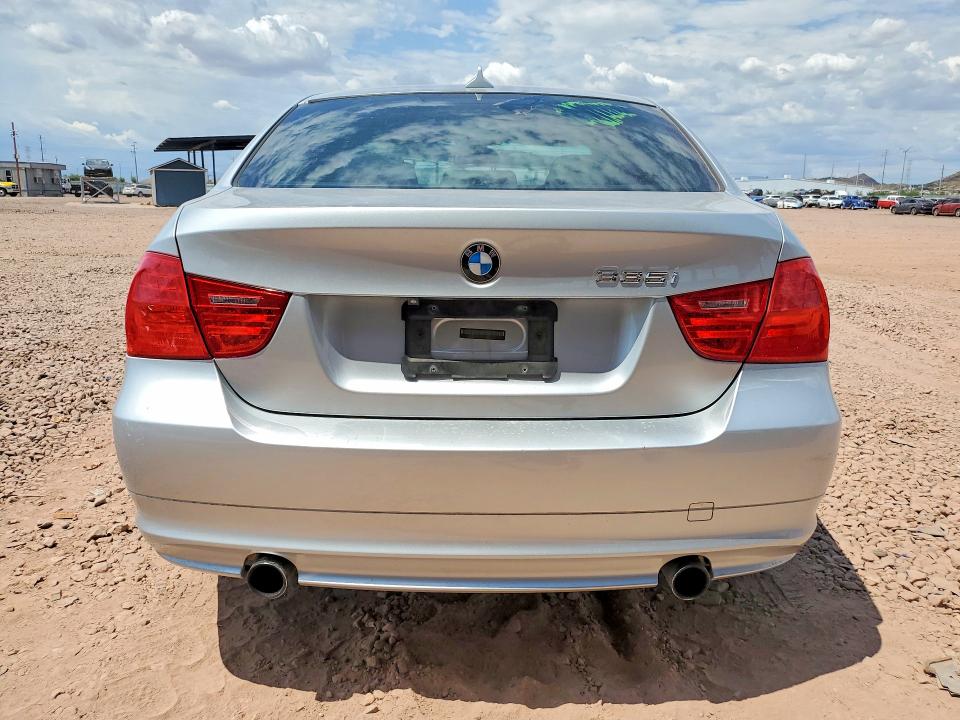 2011 BMW 3er VIN WBAPM5G51BNM68761 COPART salvage auction — FRONT END, AZ - CERT OF TITLE - SALVAGE, sold $2,000 on 2026-07-23 (photo 6)