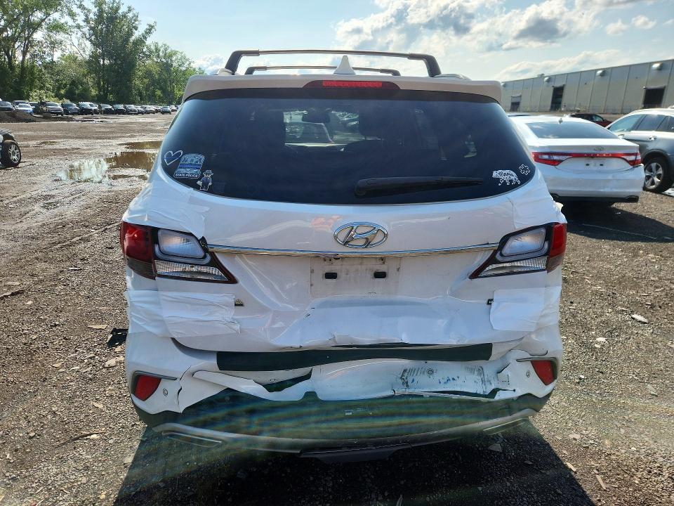 2017 Hyundai Santa fe VIN KM8SRDHF0HU215134 COPART salvage auction — REAR END, Ct - Cert Of Title-Salvage, sold $3,050 on 2026-07-31 (photo 6)