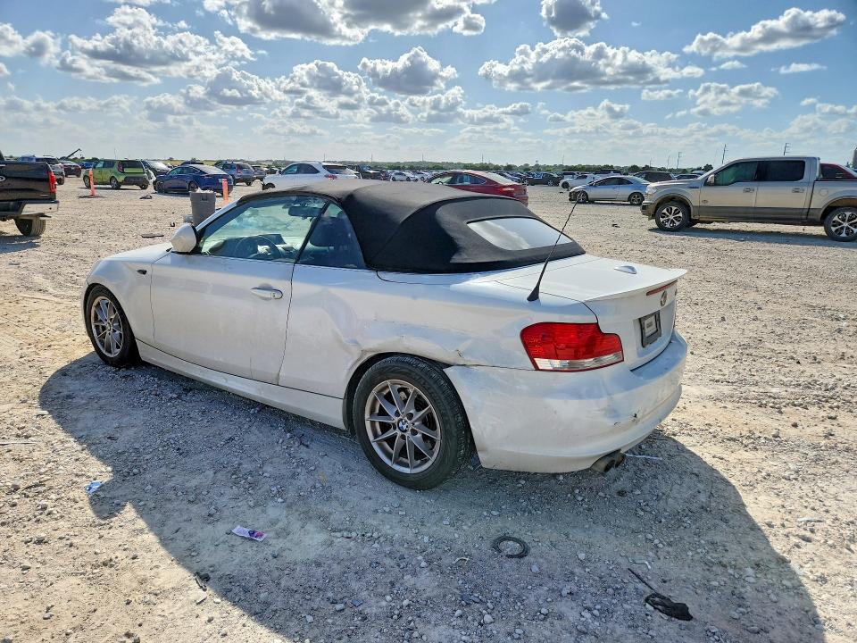 2010 BMW 1 series VIN WBAUN1C54AVH81819 COPART salvage auction — SIDE, TX - SALVAGE VEHICLE TITLE (P), sold $800 on 2026-07-16 (photo 2)
