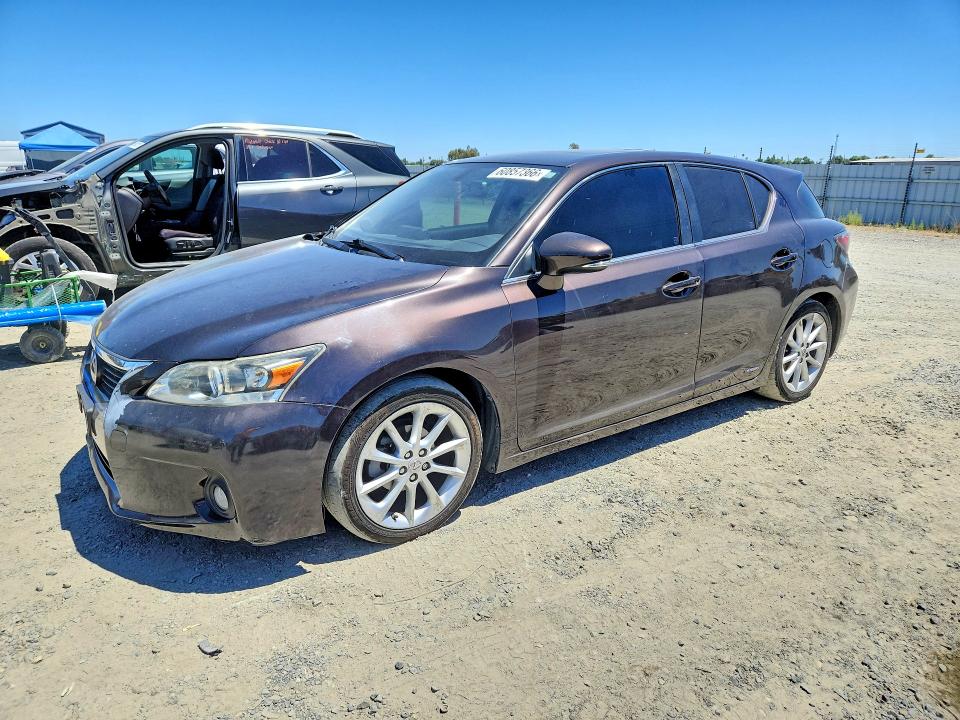 2013 Lexus Ct VIN JTHKD5BHXD2143592 COPART salvage auction — SIDE, Ca - Salvage Certificate, sold $2,000 on 2026-07-21 (photo 1)