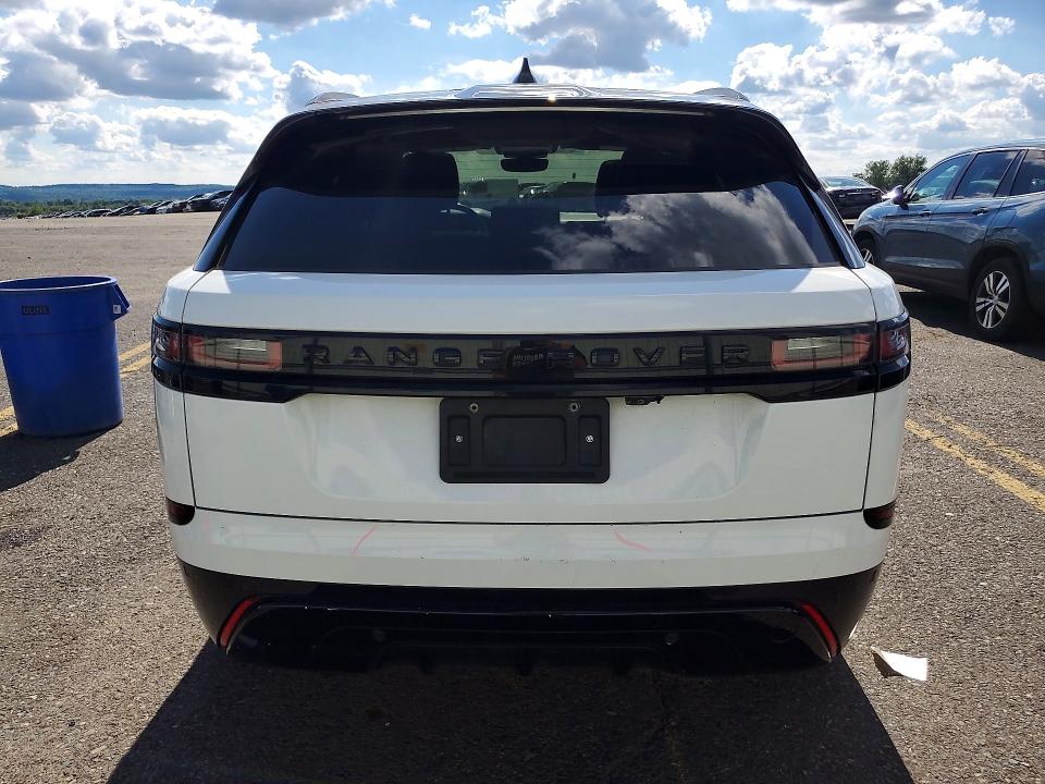 2019 Land rover Range rover velar VIN SALYL2EX0KA236018 COPART salvage auction — FRONT END, Pa - Certificate Of Salvage, sold $3,600 on 2026-07-24 (photo 6)