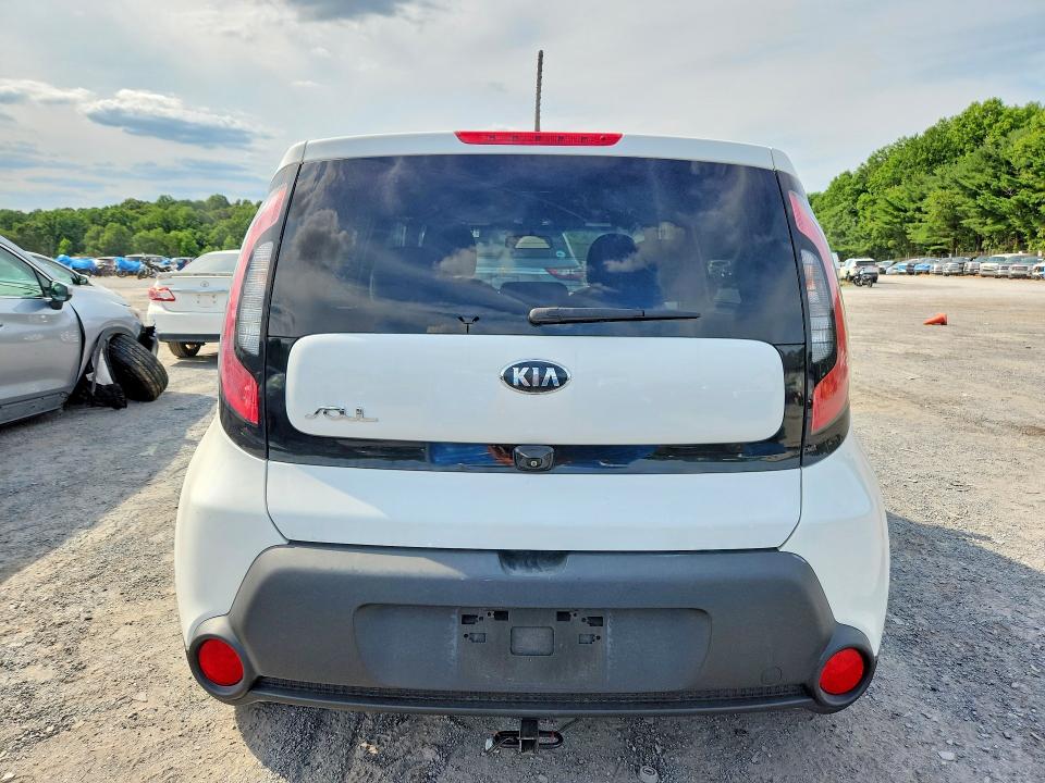 2014 Kia Soul VIN KNDJP3A53E7042656 COPART salvage auction — FRONT END, Pa - Certificate Of Salvage, sold $625 on 2026-07-30 (photo 6)