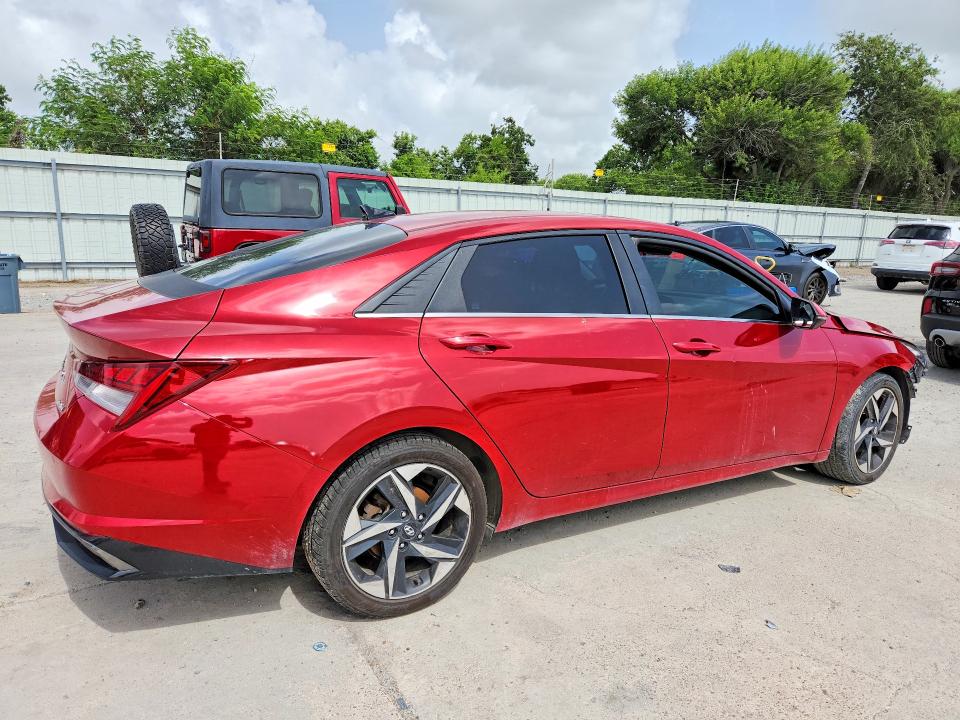 2022 Hyundai Elantra VIN KMHLP4AGXNU366913 COPART salvage auction — FRONT END, Tx - Bonded Title - Salvage, sold $40 on 2026-07-28 (photo 3)