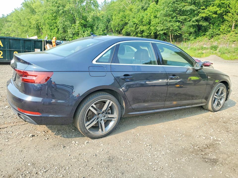 2018 Audi A4 VIN WAUENAF44JA149818 COPART salvage auction — UNDERCARRIAGE, Ny - Mv-907A Salvage Certificate, sold $6,400 on 2026-07-16 (photo 3)