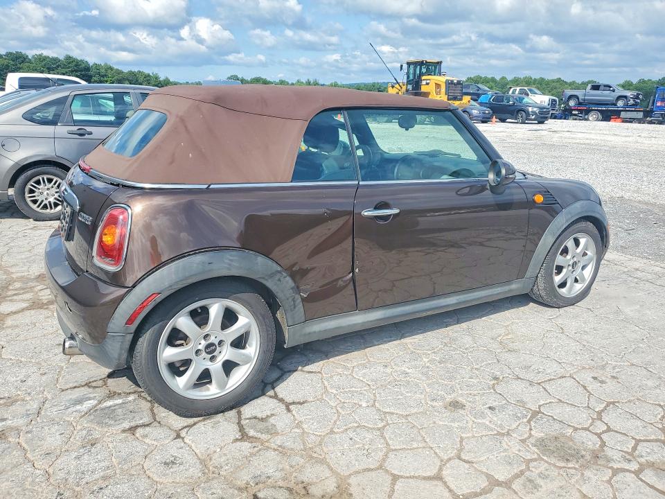 2010 Mini Cooper VIN WMWMR3C53ATU98644 COPART salvage auction — REAR END, PA - CERTIFICATE OF SALVAGE, sold $600 on 2026-08-17 (photo 3)