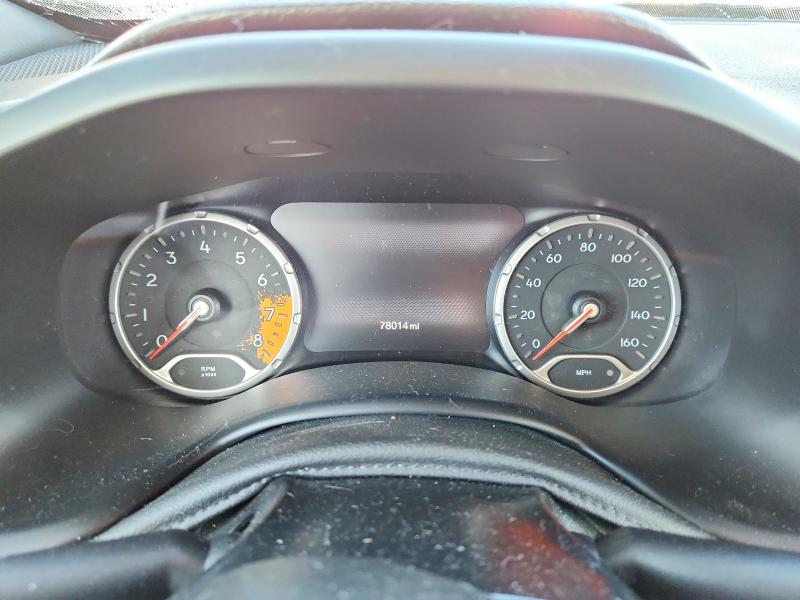 2018 Jeep Renegade VIN ZACCJBCB4JPJ00355 COPART salvage auction — FRONT END, Ca - Salvage Certificate, sold $80 on 2026-07-28 (photo 9)