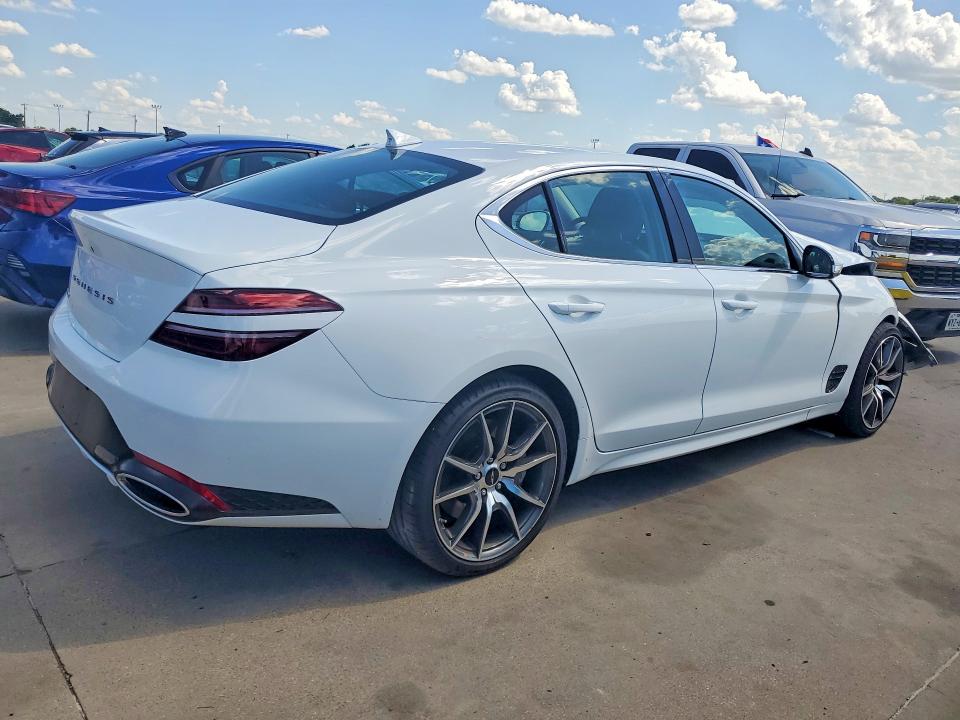 2026 Genesis G70 VIN KMTG14SC4TU173660 COPART salvage auction — FRONT END, TX - CERTIFICATE OF TITLE, sold $5,900 on 2026-07-15 (photo 3)