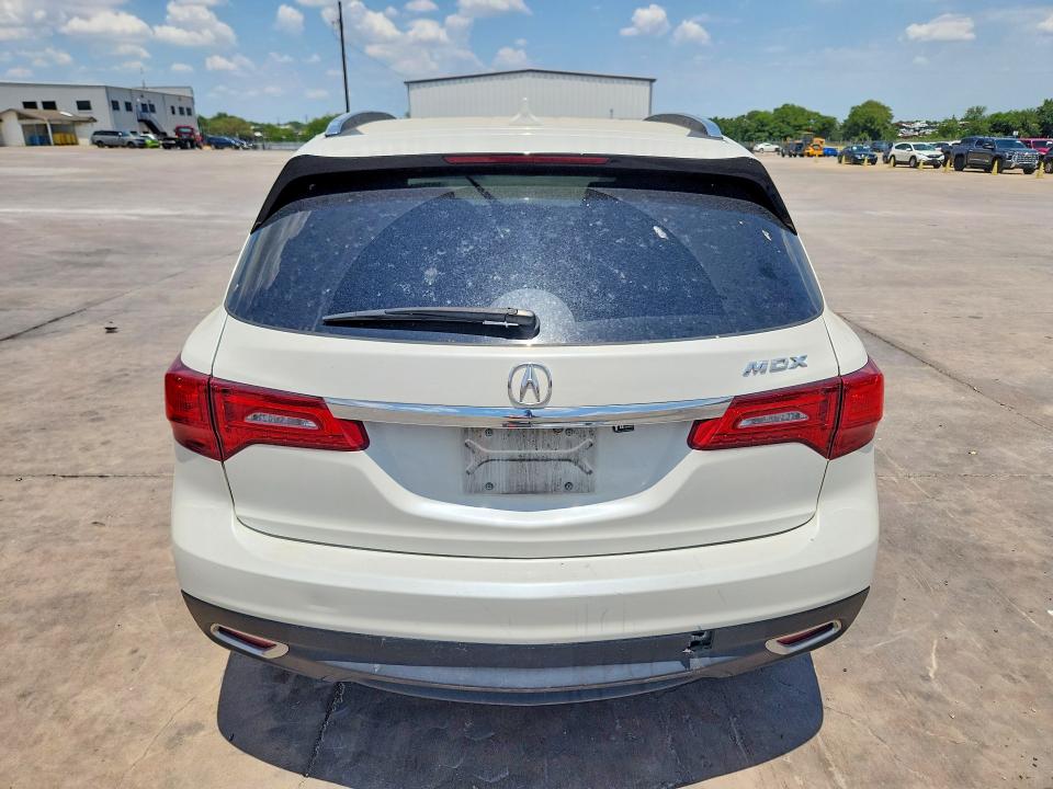 2016 Acura Mdx VIN 5FRYD3H49GB012447 COPART salvage auction — SIDE, Tx - Salvage Vehicle Title, sold $3,750 on 2026-08-03 (photo 6)