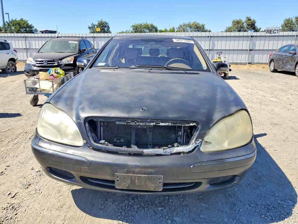 2002 Mercedes-benz S-klasse VIN WDBNG75J92A279732 COPART salvage auction — FRONT END, Ca - Salvage Certificate, sold $275 on 2026-07-21 (photo 5)