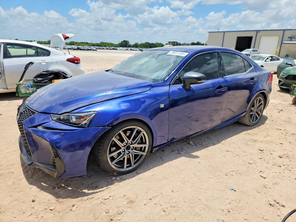 2018 Lexus Is VIN JTHBA1D27J5083680 COPART salvage auction — FRONT END, Tx - Cert Of Title-Rebuilt Salvage, sold $6,500 on 2026-07-23 (photo 1)