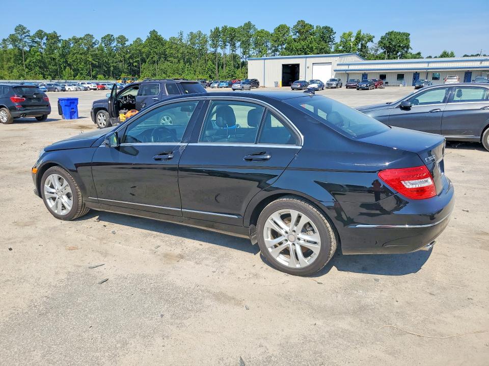 2014 Mercedes-benz C-klasse VIN WDDGF8AB1EG254445 COPART salvage auction — FRONT END, Sc - Cert Of Title-Salvage, sold $1,850 on 2026-08-05 (photo 2)