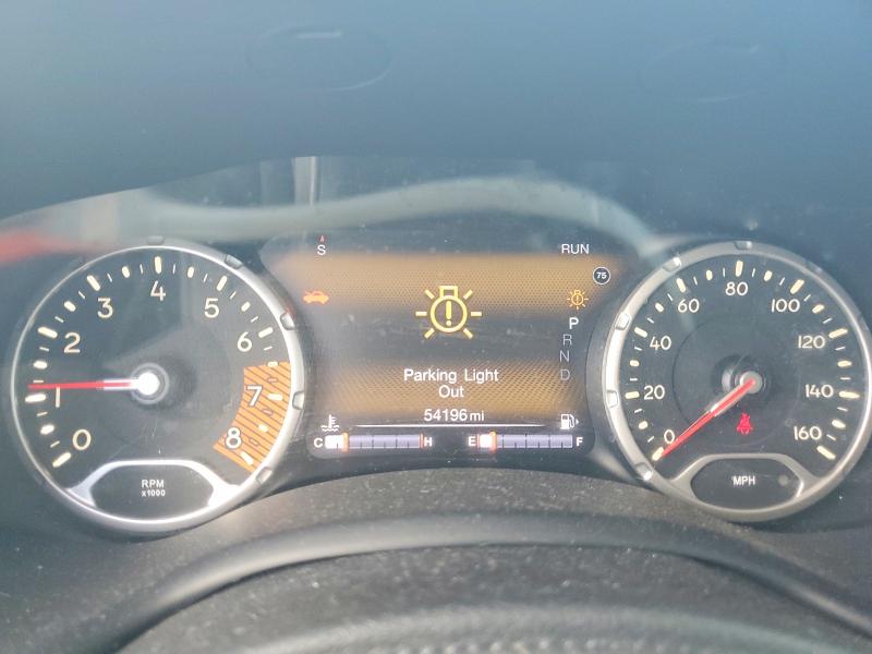 2020 Jeep Renegade VIN ZACNJBBB7LPL06329 COPART salvage auction — FRONT END, Fl - Cert Of Title Slvg Rebuildable, sold $2,900 on 2026-08-19 (photo 9)
