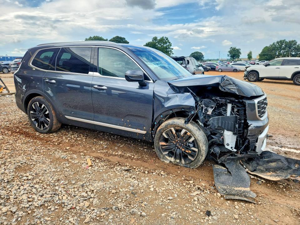 2024 Kia Telluride VIN 5XYP54GC2RG529058 COPART salvage auction — FRONT END, Al - Cert Of Title-Salvage Title, sold $11,200 on 2026-08-26 (photo 4)