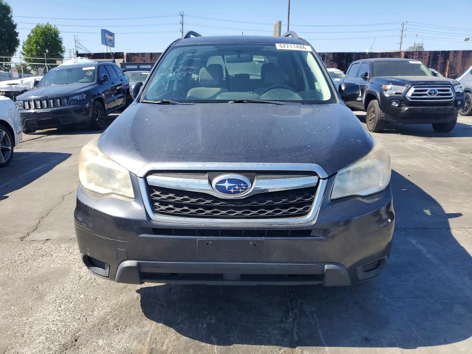 2015 Subaru Forester VIN JF2SJADC8FH512262 COPART salvage auction — FRONT END, Ca - Salvage Certificate, sold $200 on 2026-08-21 (photo 5)