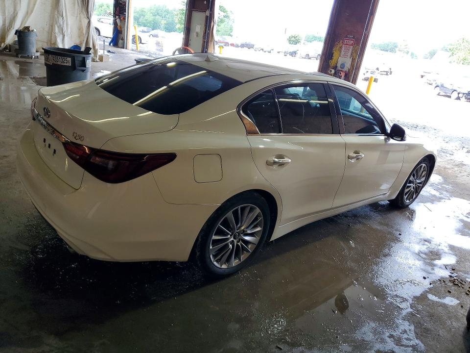2018 Infiniti Q50 VIN JN1EV7AP8JM364501 COPART salvage auction — NORMAL WEAR, Pa - Cert Of Title, sold $2,500 on 2026-07-11 (photo 3)
