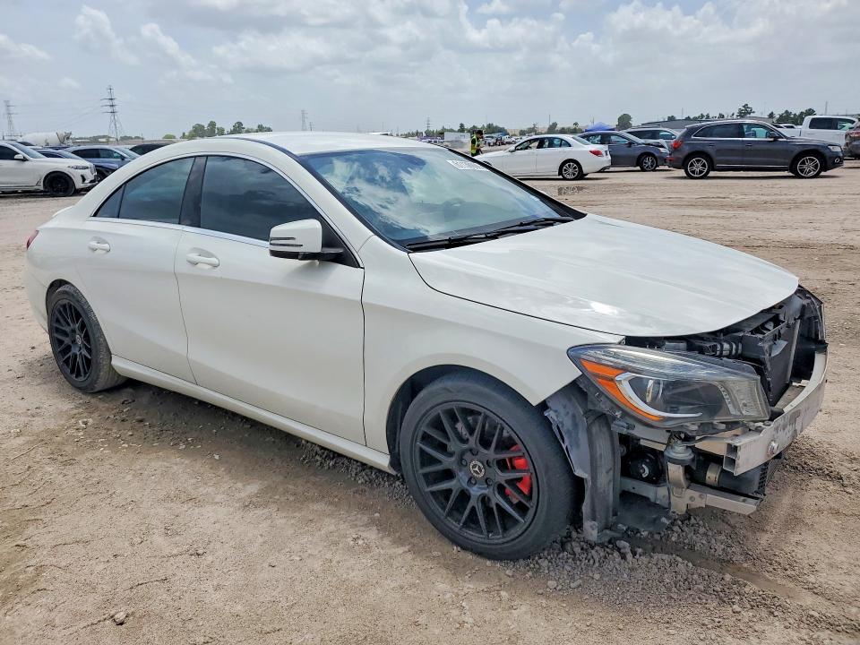 2014 Mercedes-benz Cla-klasse VIN WDDSJ4EB8EN048594 COPART salvage auction — FRONT END, Tx - Salvage Vehicle Title, sold $625 on 2026-07-28 (photo 4)