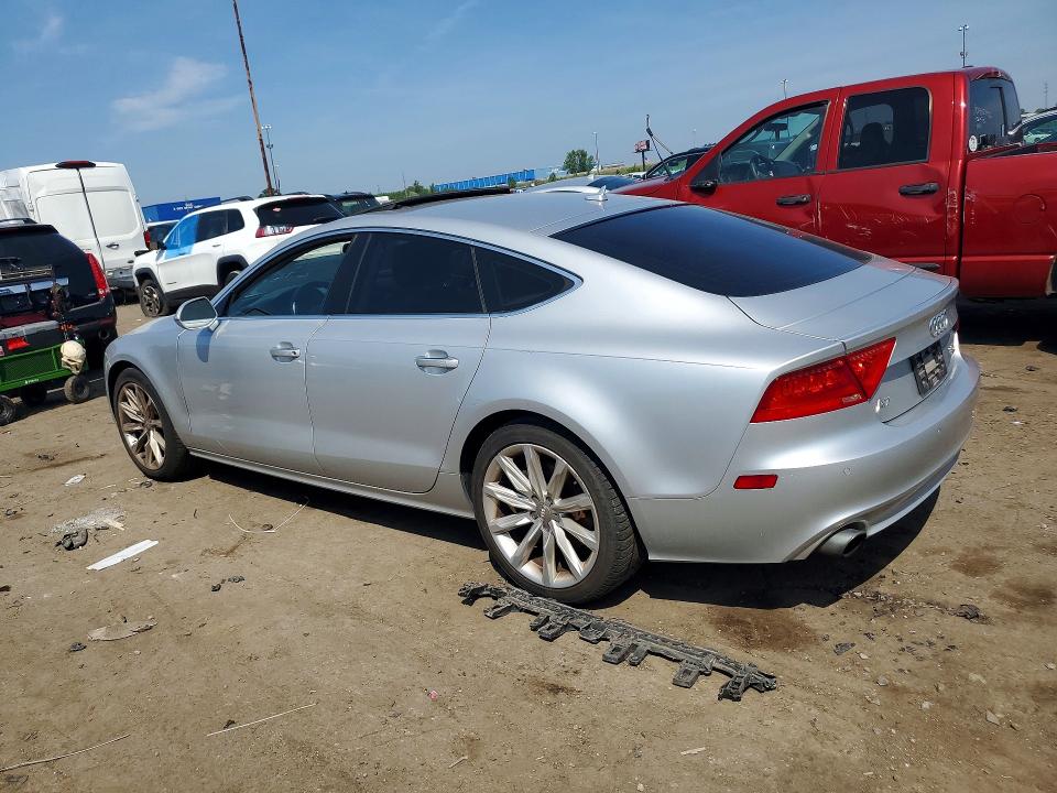 2013 Audi A7 VIN WAUYGAFC6DN056438 COPART salvage auction — WATER/FLOOD, Mi - Certificate Of Title, sold $525 on 2026-07-31 (photo 2)
