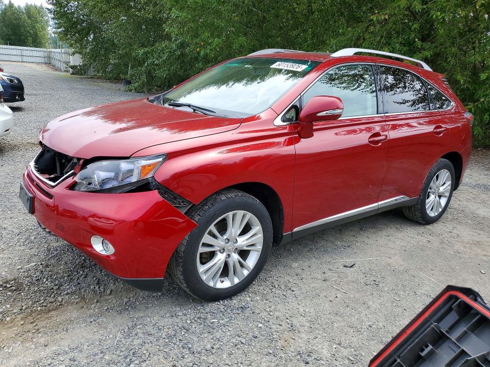 2011 Lexus Rx 450h VIN JTJBC1BA7B2037434 — COPART salvage auction photo