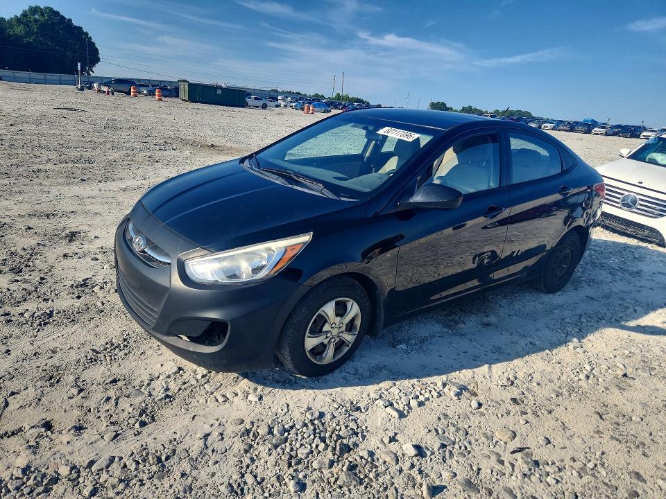 2016 Hyundai Accent VIN KMHCT4AE8GU003927 COPART salvage auction — SIDE, Ga - Certificate Of Title, sold $775 on 2026-07-13 (photo 1)