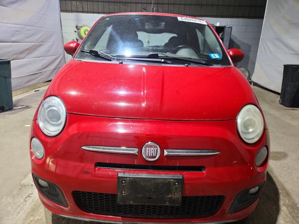 2013 Fiat 500 VIN 3C3CFFBR6DT580815 COPART salvage auction — SIDE, Nh - Certificate Of Title, sold $300 on 2026-08-11 (photo 5)