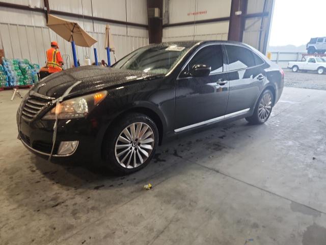 2014 Hyundai Equus VIN KMHGH4JH0EU090524 COPART salvage auction — FRONT END, Fl - Cert Of Ttl-Rebuilt&Slvg Rbld, sold $1,150 on 2026-07-31 (photo 1)