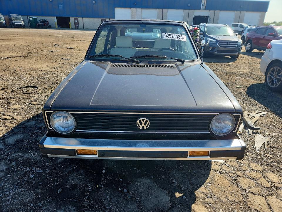 1987 Volkswagen Cabriolet VIN WVWCA0151HK036218 COPART salvage auction — MINOR DENT/SCRATCHES, OH - DEALER ONLY CLEAN TITLE, sold $725 on 2026-08-11 (photo 5)