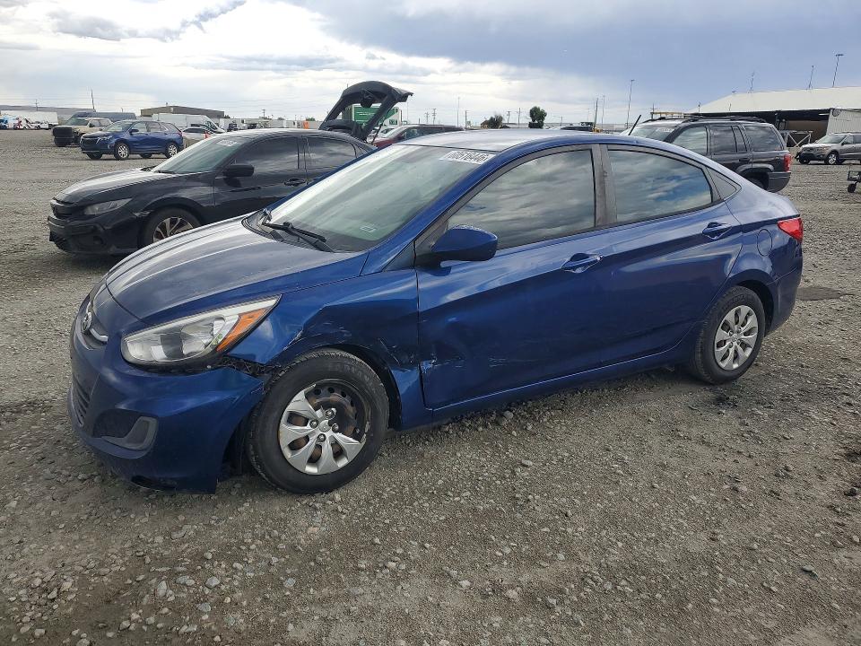 2017 Hyundai Accent VIN KMHCT4AE9HU186188 COPART salvage auction — FRONT END, Co - Public - Salvage Title, sold $1,250 on 2026-07-16 (photo 1)