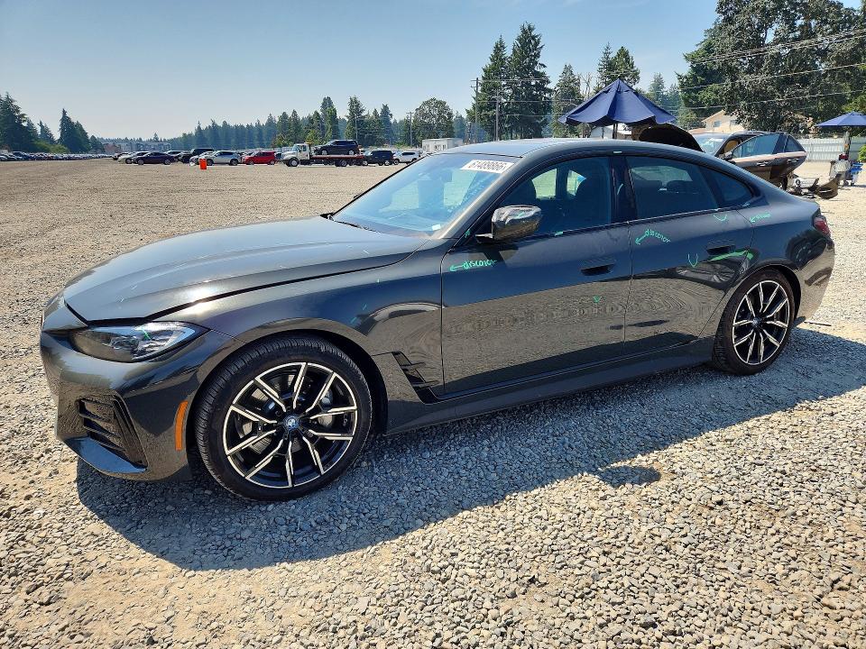2024 BMW I4 VIN WBY83FB04RFS13651 COPART salvage auction — BURN, Wa - Bill Of Sale, sold $1,150 on 2026-07-24 (photo 1)