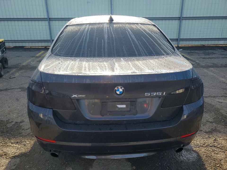 2013 BMW 5er VIN WBAFU7C58DDU72554 COPART salvage auction — WATER/FLOOD, Pa - Cert Of Salvage-W=Flood Veh, sold $2,250 on 2026-07-17 (photo 6)