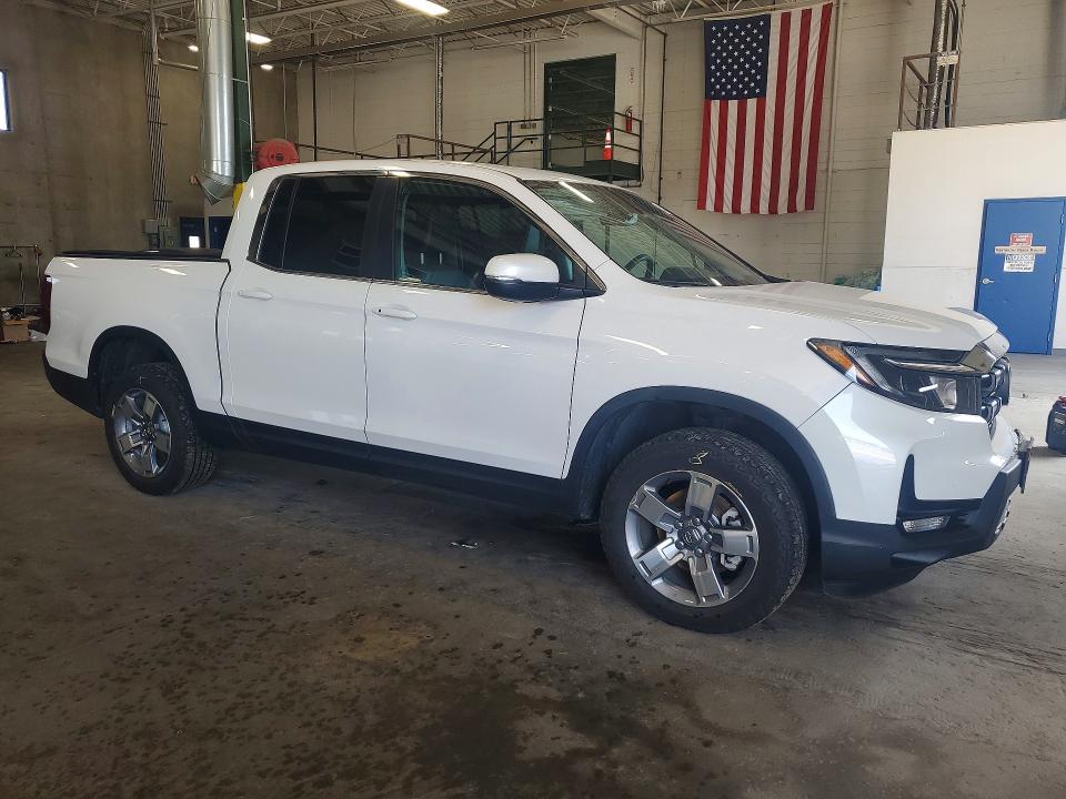 2025 Honda Ridgeline VIN 5FPYK3F54SB048405 COPART salvage auction — FRONT END, Mn - Cert Of Title-Salvage, sold $7,500 on 2026-07-28 (photo 4)