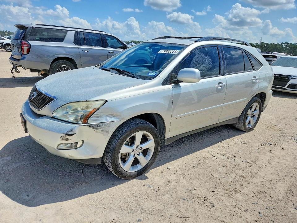 2004 Lexus Rx 330 VIN JTJGA31U840042207 COPART salvage auction — FRONT END, TX - SALVAGE VEHICLE TITLE, sold $1,650 on 2026-07-21 (photo 1)