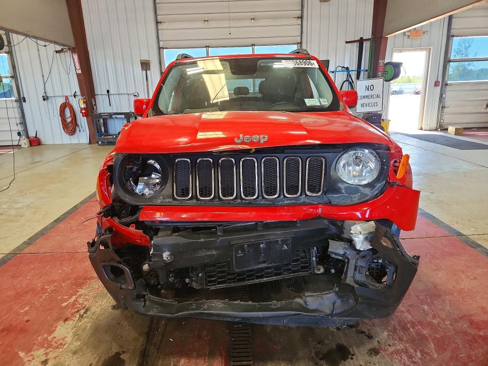 2017 Jeep Renegade VIN ZACCJBBBXHPE96256 COPART salvage auction — FRONT END, Ny - Mv-907A Salvage Certificate, sold $350 on 2026-08-03 (photo 5)