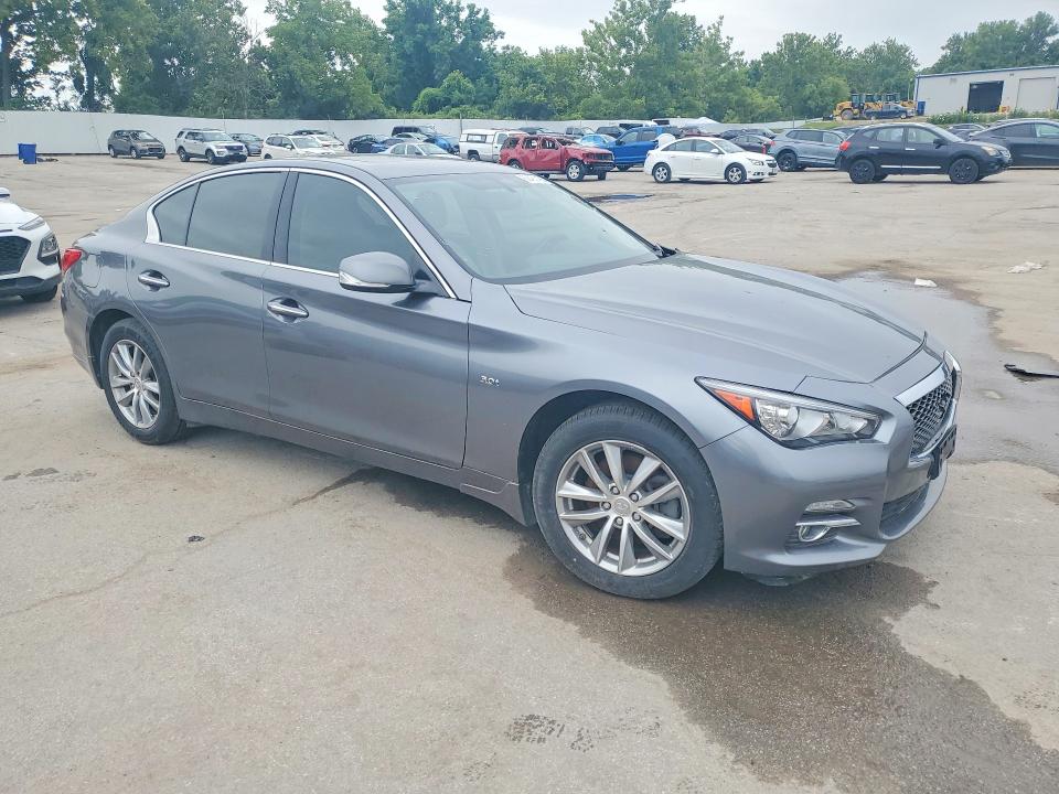 2016 Infiniti Q50 VIN JN1EV7AP9GM304512 COPART salvage auction — FRONT END, Mo - Certificate Of Title (P), sold $625 on 2026-07-31 (photo 4)